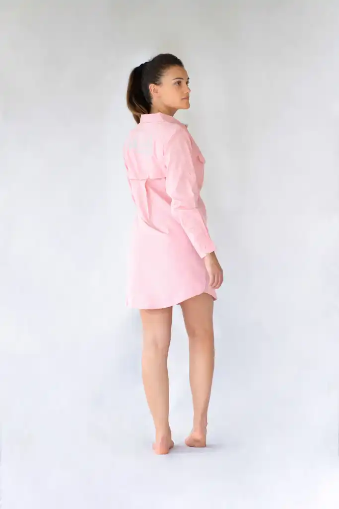 fishing dress pink